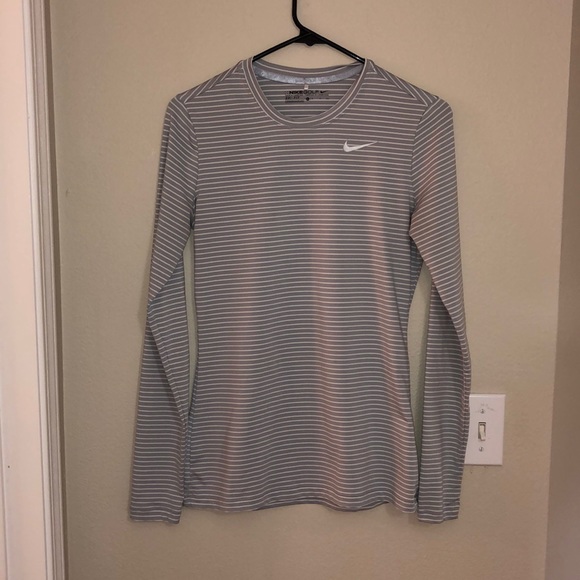nike striped long sleeve